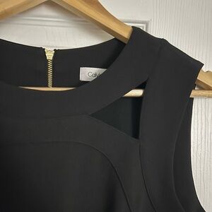 Calvin Klein Black Sleeveless Dress
